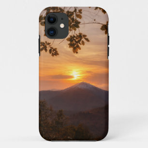 Elegant phone case with natural landscapes