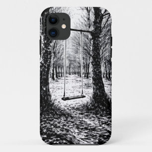 Elegant phone case with natural landscapes