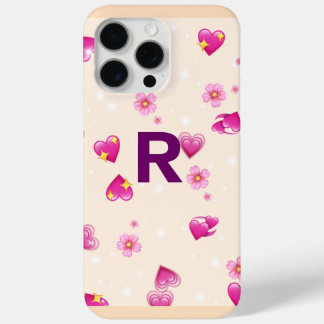 Elegant Phone Cover with Bold 'R' Design