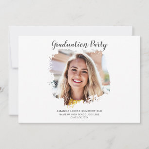 Elegant Photo 2024 Graduation Party Invitation