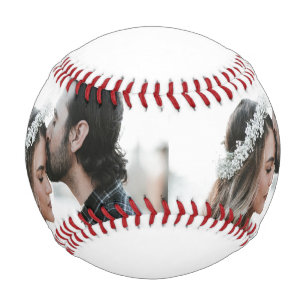 Elegant Photo Anniversary Name Date Personalised  Baseball