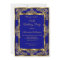 Elegant Photo Birthday Party Royal Blue Gold Jewel
