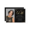 Elegant Photo Black and Gold 60th Birthday