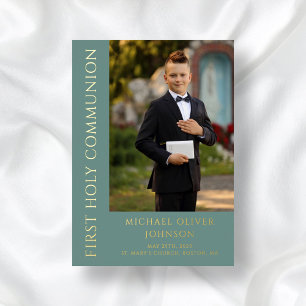Elegant Photo Boy First Communion