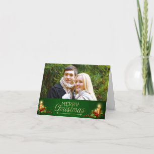 Elegant Photo Christmas Card