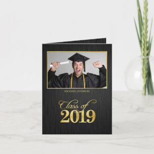 Elegant Photo Class of 2019 Graduation Party Invitation