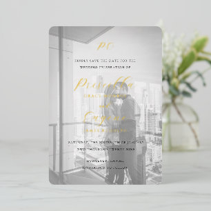Elegant Photo Classic Wedding Save the Date