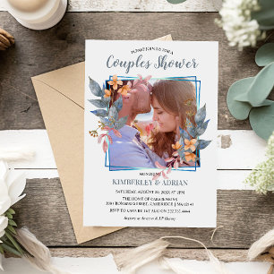 Elegant Photo Couples Shower   Wedding Invitation