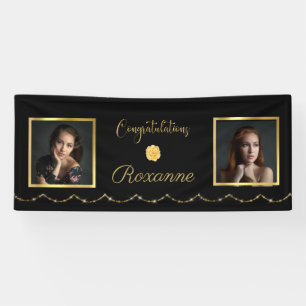 Elegant Photo Graduation Banner
