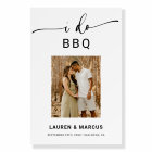 Elegant Photo I Do BBQ Engagement Party Welcome 