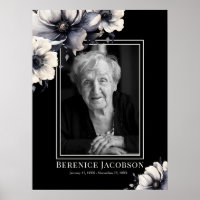 Elegant Photo Memorial Celebration Of Life