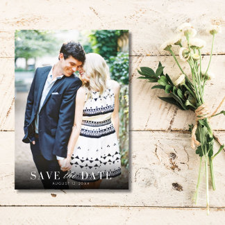 Elegant Photo Modern Save the Date