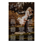 Elegant Photo Modern Wedding Seating Chart