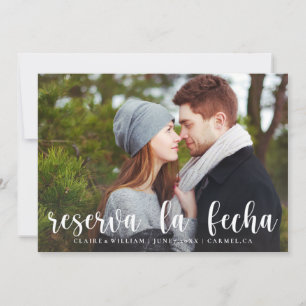 Elegant Photo Save the Date Card in Spanish