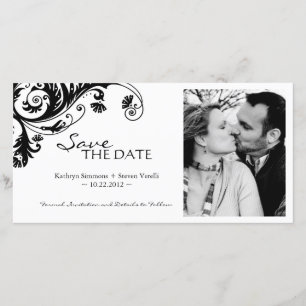 Elegant Photo Save The Date Invitation