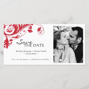 Elegant Photo Save The Date Invitation