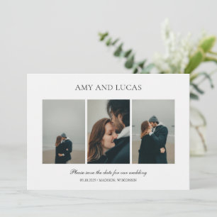 Elegant Photo Simple Wedding Save The Date