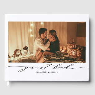 Elegant Photo Wedding Guest Book