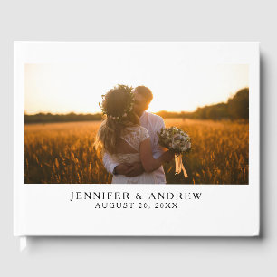 Elegant Photo Wedding Guest Book