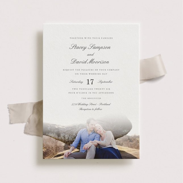 Elegant Photo Wedding Invitation (Creator Uploaded)