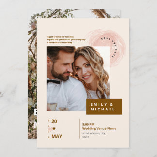 Elegant Photo Wedding Invitation | Customisable