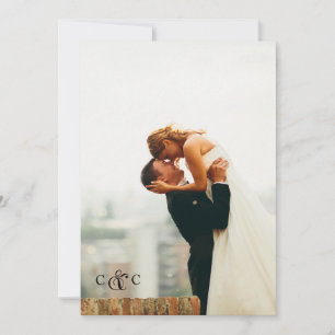 Elegant Photo Wedding Save The Date