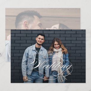 Elegant Photo Wedding Save The Date