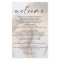 Elegant Photo Wedding Welcome Letter Itinerary
