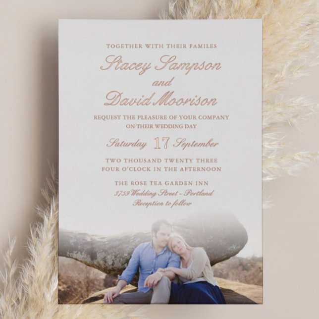 Elegant Photo Wedding With Real Rose Gold (Creator Uploaded)