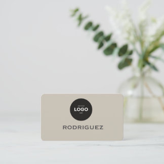 Elegant Photography Workshop Brown Business Card