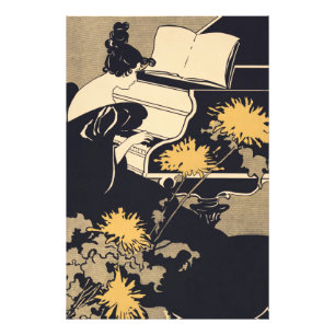 Elegant Piano Player Photo Print
