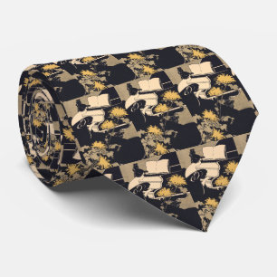 Elegant Piano Player Tie