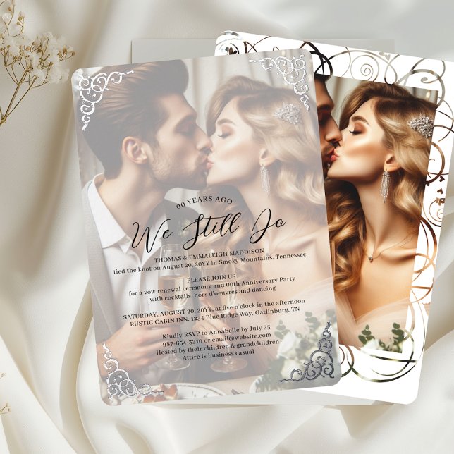 Elegant Pic Wedding Anniversary Vow Renewal Party (Creator Uploaded)