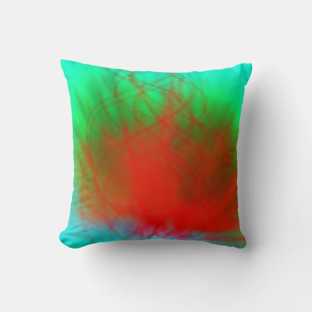 Elegant Pillow with Modern Abstract Design (Front)
