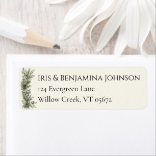 Elegant Pine & Evergreen Winter Botanica Holiday