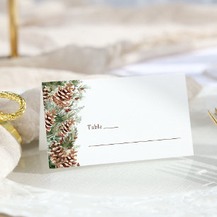 Elegant Pine Place Card