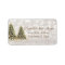 Elegant,Pine Trees ,Glittery Bokeh