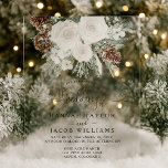 Elegant Pine Winter Wedding  Acrylic Invitations<br><div class="desc">Capture the serene beauty of the season with our Elegant Pine Winter Wedding Acrylic Invitations. Crafted on premium clear acrylic, these invitations blend modern sophistication with timeless winter charm. Featuring delicate pine sprigs, soft white florals, and subtle pine cone accents, each invitation evokes the quiet elegance of a snowy woodland...</div>