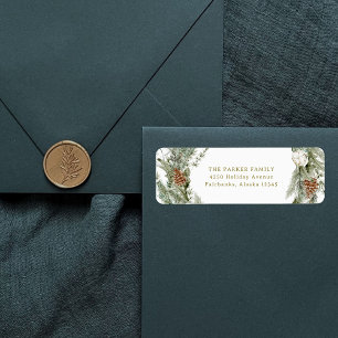 Elegant Pine Wreath and Greenery   Gold Christmas