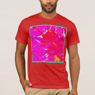 Elegant Pink Abstract Pattern T-Shirt