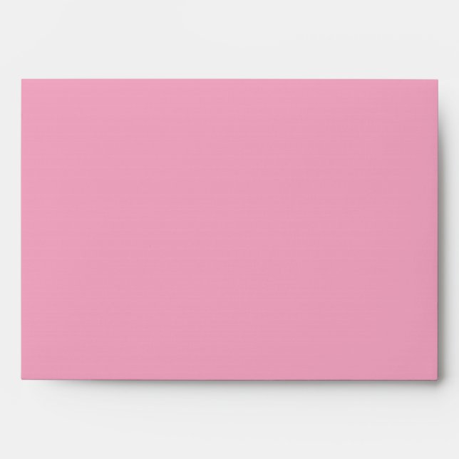 Elegant Pink and Black Linen Envelopes (Front)