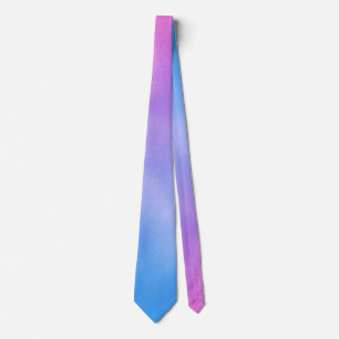 Elegant Pink And Blue Tie