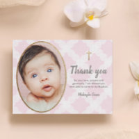 Elegant Pink and Gold baby girl photo baptism