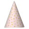Elegant Pink And Gold Foil Confetti Dots Pattern