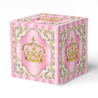 Elegant Pink and Gold Princess Crown