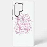 Elegant Pink and Purple Sparkle Script