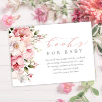 Elegant Pink Baby Girl Baby Shower Books for Baby