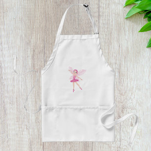 Elegant Pink Ballerina Fairy For Dance Lovers  Standard Apron
