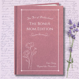 Elegant Pink Bonus Mom Storybook Mother’s Day Card
