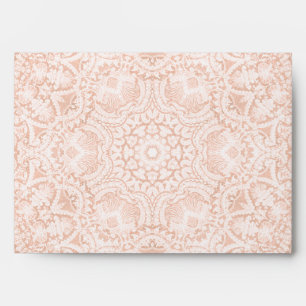 Elegant Pink Bridal Lace A7 Envelope